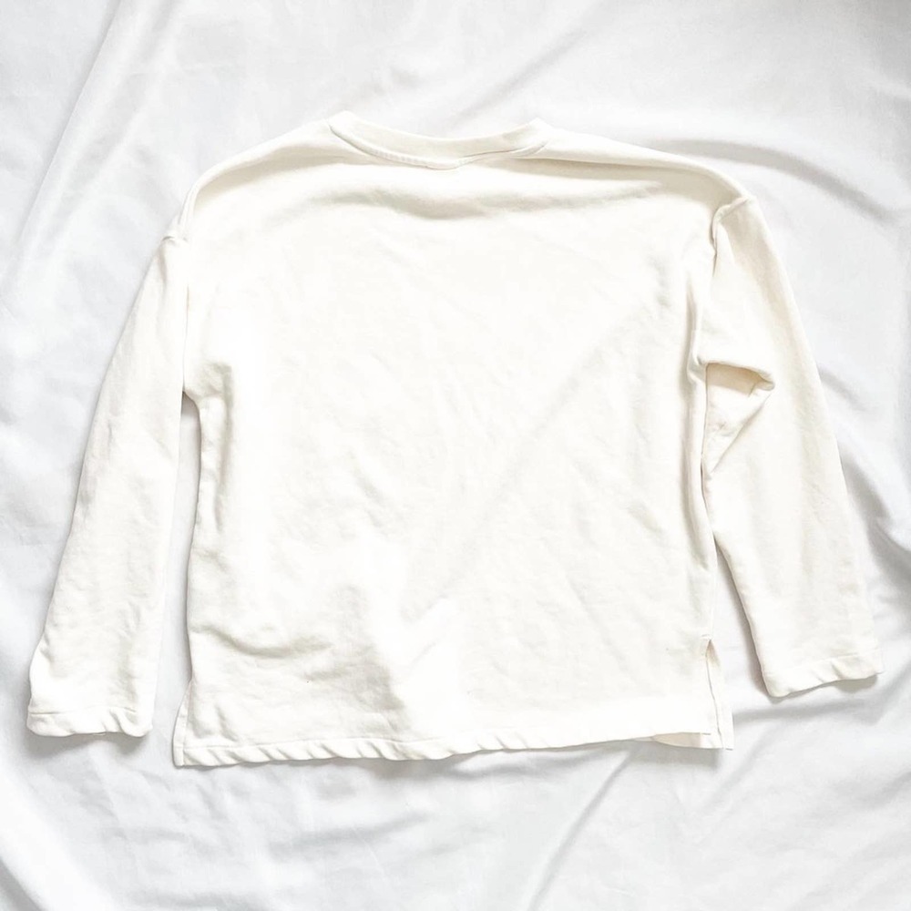 H&M Cream Long Sleeved Sweater Size Small - Picture 2 of 3